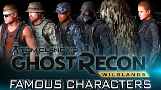 FAMOUS CHARACTERS | Ghost Recon: Wildlands Customization (Game & Movie Characters)