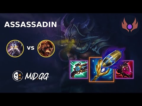 MID.GG: [ Assassadin ] Kassadin MID vs Brand | NA MASTER | LOL Season 2025