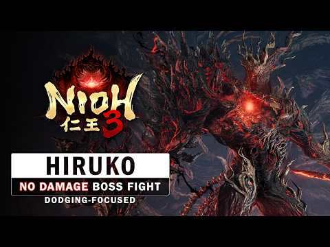 Nioh 3 - Hiruko Boss Fight (No Damage)