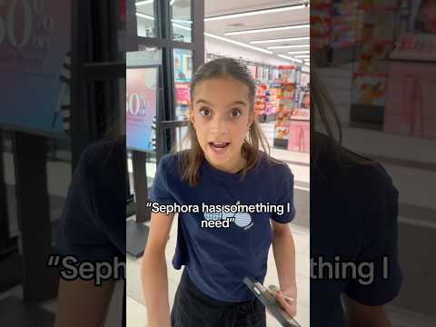 She did NOT just do that!!! #sephora #shopping #funny #trending