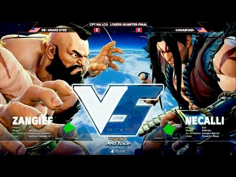 SFV: RB|Snake Eyez vs -Vagabond- - Red Bull Battle Grounds Top 8 - CPT 2016