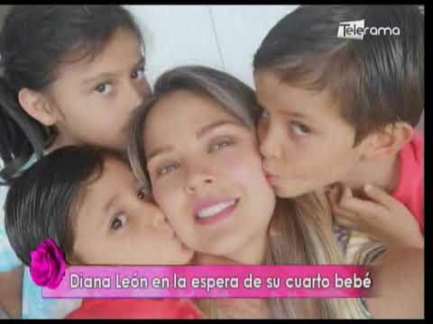 Diana León en la espera de su cuarto bebé
