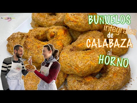 Buñuelos Integrales de Calabaza al Horno.