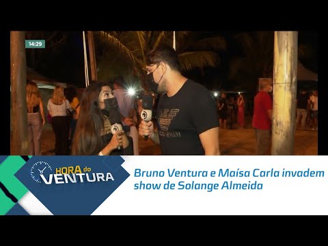 Bruno Ventura e Maísa Carla invadem show de Solange Almeida em Maceió