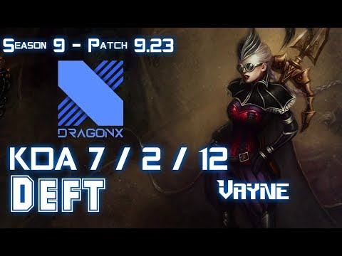 DRX Deft VAYNE vs KAI'SA ADC - Patch 9.23 KR Ranked