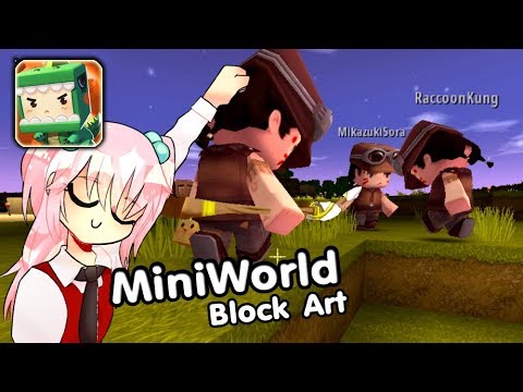เอาชีวิตรอดในโลก4เหลี่ยมแบบใหม่!? (Mini World Block Art)