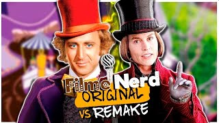 WILLY WONKA E A FABRICA DE CHOCOLATES   1971 vs 2005 RESUMO