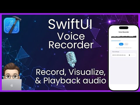 SwiftUI Voice Recorder App (2025): Live Waveform Visualizer, Record & Playback (AVFoundation)