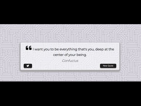Javascript Project 1 Random Quote Generator With Source Code