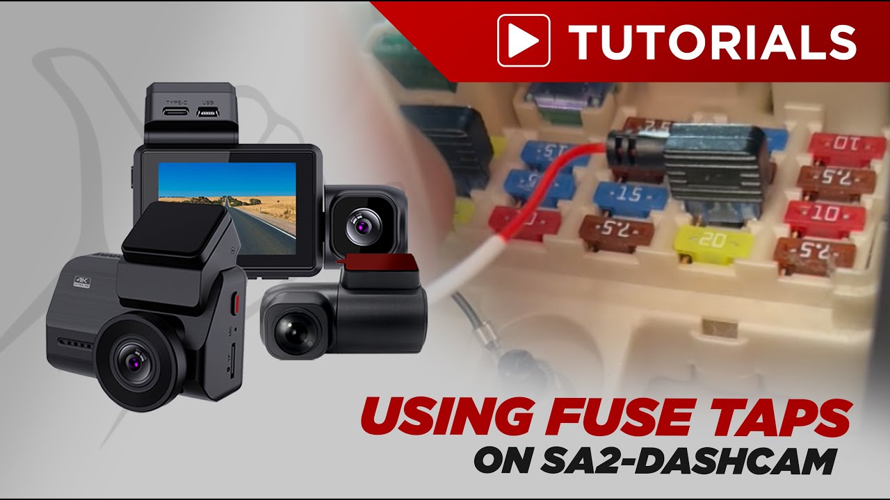Using Fuse Taps on Vhedia SA-2 Dashcam