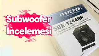 Alpine SBE-1244BR / Subwoofer İncelemesi / Bass