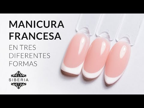 MANICURA FRANCESA 💅 3 FORMAS de uña | esmalte semipermanente