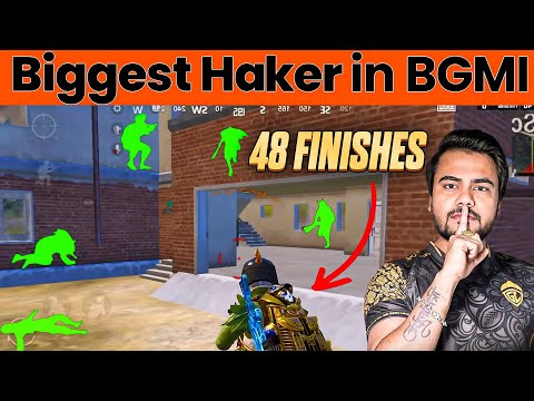 48 Finishes || Biggest Haker Ever in Bgmi History