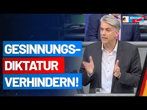 Gesinnungsdiktatur verhindern! - Dr. Marc Jongen- AfD-Fraktion im Bundestag