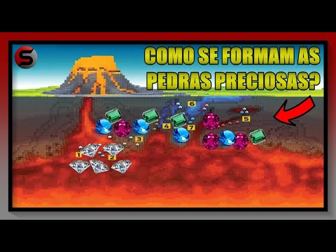 COMO SÃO FORMADAS AS PEDRAS PRECIOSAS NO CENTRO DA TERRA / Super Videos
