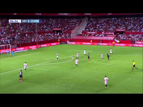 Gol de Jackson Martínez (0-3) Sevilla FC - Atlético de Madrid