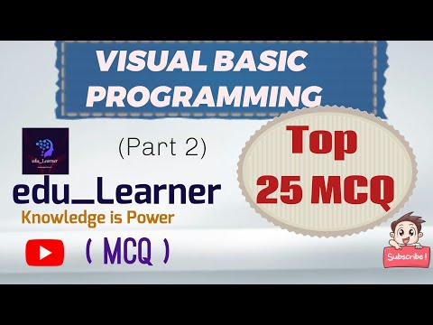Mcq On Visual Basic Programming Part 2