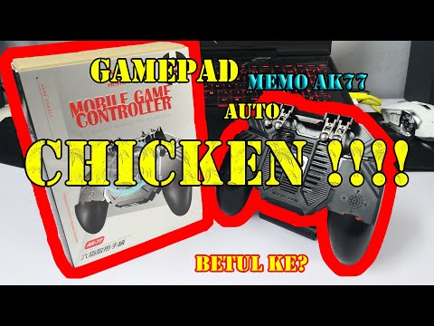 GAMEPAD AUTO CHICKEN DINNER | BETUL KE? | MEMO AK77 SIX FINGER GAME PAD | UNBOXING SHORT REVIEW