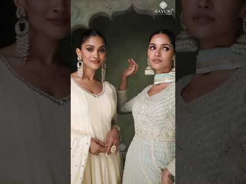 Sayuri Nayaab Real Georgette Wholesale Readymade Designer Suits Catalog – product video thumbnail
