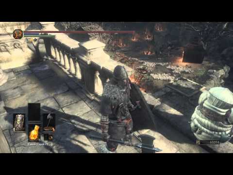 Giant archer, Siegbrau & Fire Demon (Undead Settlement). DARK SOULS 3