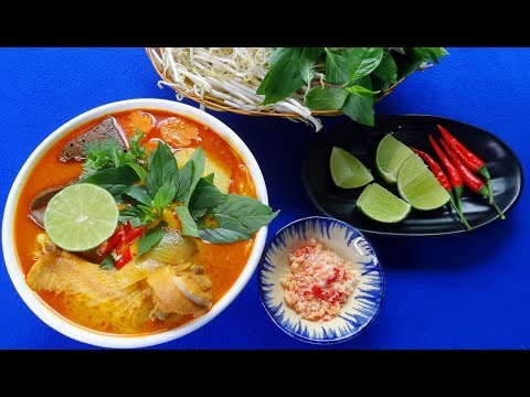 Món Ăn Ngon - CANH BÚN CÀ RI GÀ siêu siêu ngon