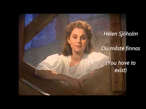 Helen Sjöholm-Du måste finnas - Kristina från Duvemåla (ENGLISH TRANSLATION)