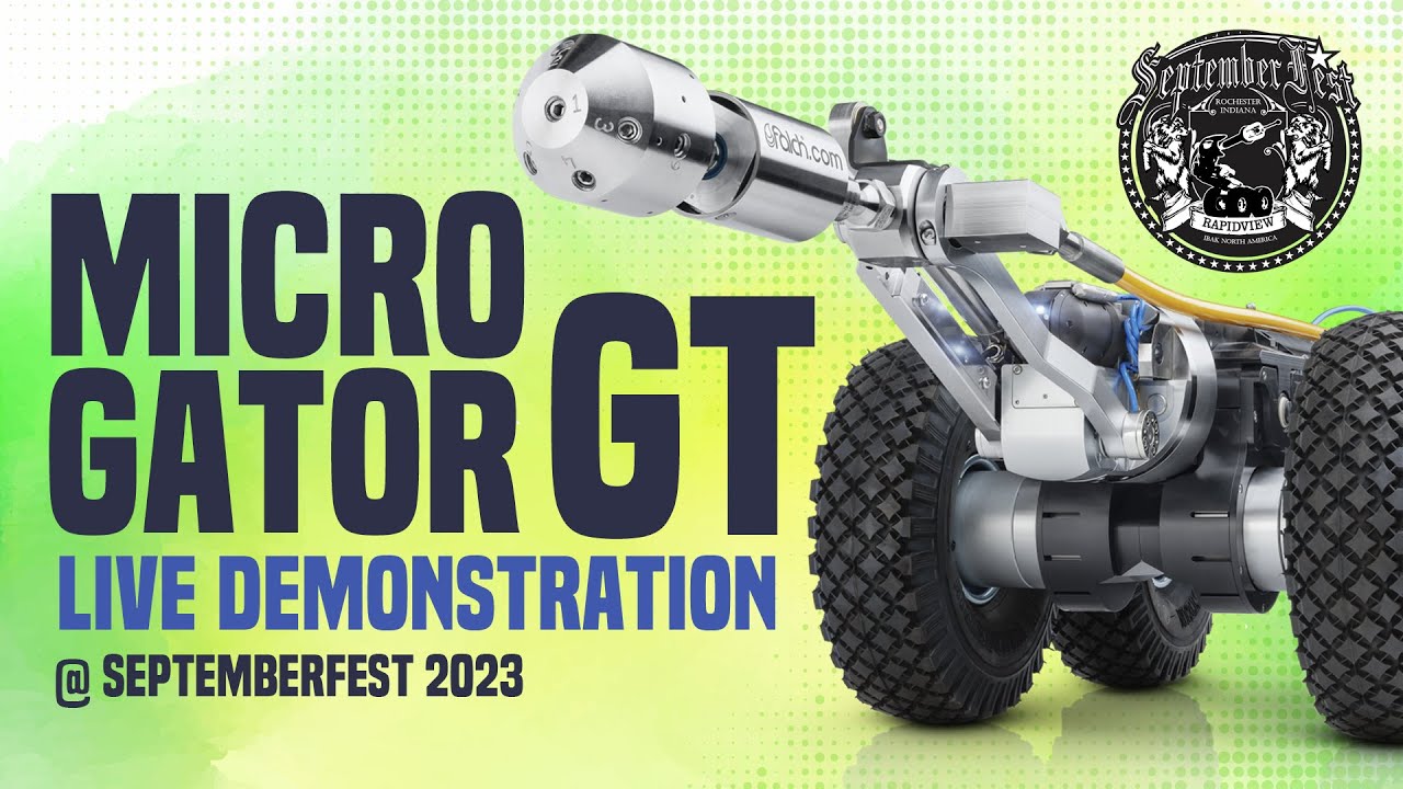 MicroGator® GT Live Demonstration at SeptemberFest 2023 - UHP Jetting Attachment