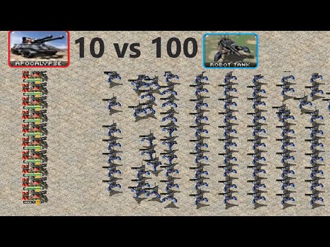 This Is Sparta - APOCALYPSE vs ROBOT TANK - Red Alert 2