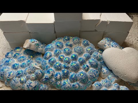 Soft & Buttery Chalk & Fizzy Bubble Chalk | Oddly Satisfying | ASMR 