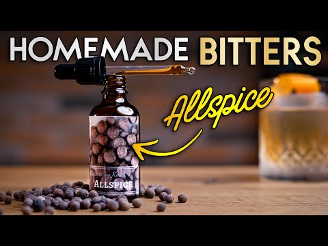 Homemade Cocktail Time Bitters - Allspice