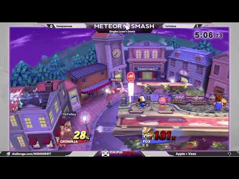Meteor Smash Monthly (September 2017) Singles - Donquavious vs YoyoGuy (Loser's Semis)