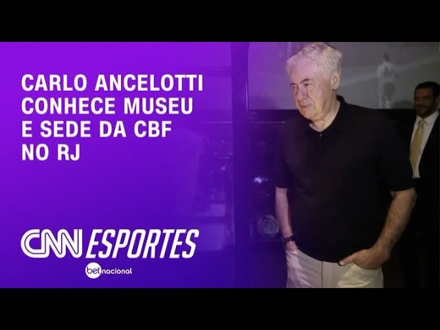 Carlo Ancelotti visita Museu da Seleção Brasileira | CNN PRIME TIME