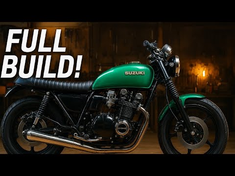 Ultimate Suzuki Cafe Racer Build Time-Lapse (GS850)