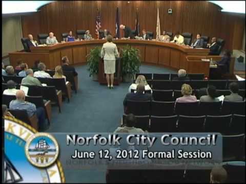 Formal 06/12/12 Session - Norfolk City Council