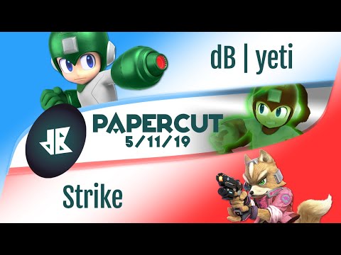 [Papercut — 5/11/19] Grand Finals: dB | yeti (Mega Man) vs. Strike (Fox)