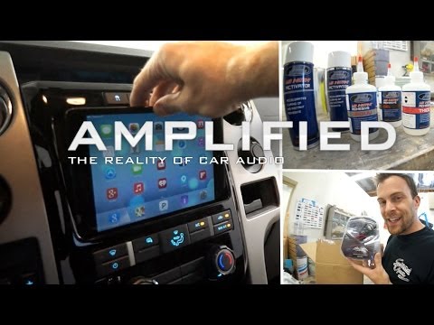 Glossy Black iPad mini Ford F150, Float-Mount - Amplified #125