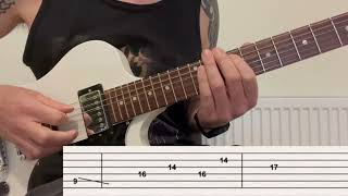 How to play From The Pinnacle To The Pit Solo by Ghost.