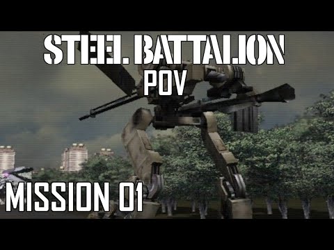 Steel Battalion (XBOX) | MISSION 01 | POV Gameplay / No Commentary