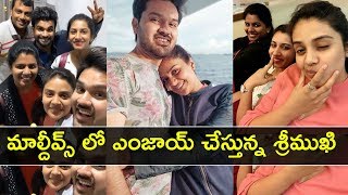 Sreemukhi enjoys vacation in Maldives after Bigg Boss