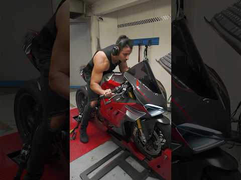 Ducati Panigale V4R Dyno Test Top Speed? 💀😱 #shorts #ytshorts #ducati #sportsbike #bikes #bikelife