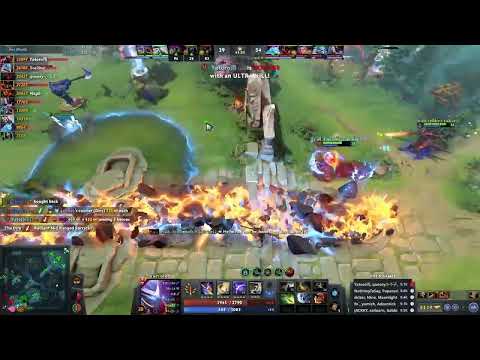 GIGACHAD Yatoro Anti-Mage fountain dive RAMPAGE