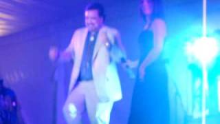 Bill Richardson does the Stanky Legg with Jana Mashonee