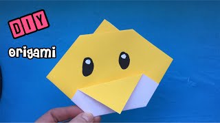 ★ Origami z papieru :  kaczątko ★ Co można zrobić z papieru ★ Origami zwierzęta