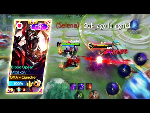 MOSKOV DAMAGE CHEAT !!BUILD MOSKOV TERSAKIT META INSPIRE | GAMEPLAY TOP GLOBAL MOSKOV GOLD LANE 2022