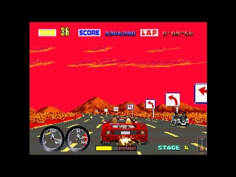 Lukozer Retro Game Review 286 - Turbo Out Run - Arcade Coin-Op
