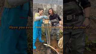 The filter is suitable for muddy water, well water, mountain spring water. #purifier #waterfilter