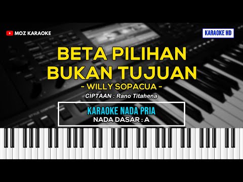 BETA PILIHAN BUKAN TUJUAN - NADA PRIA | KARAOKE POP AMBON | KARAOKE HD | MOZ KARAOKE