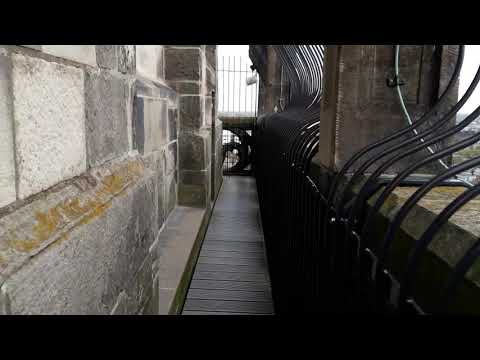 MartiniToren Groningen   RondLopen MIddenEtage, circa 230 treden hoog, AT-ST walk walking Star Wars