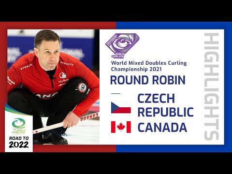 Highlights of Czech Republic v Canada - Round robin - World Mixed Doubles Curling Championship 2021