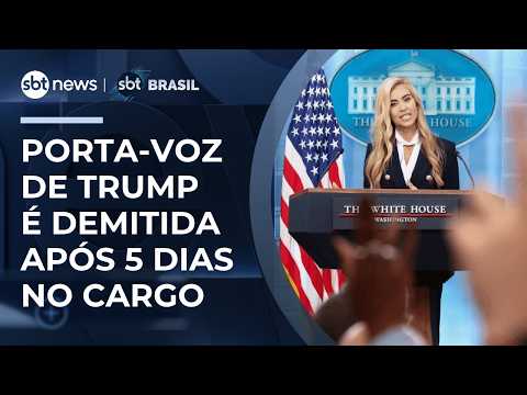Trump demite porta-voz da Casa Branca após 5 dias no cargo 